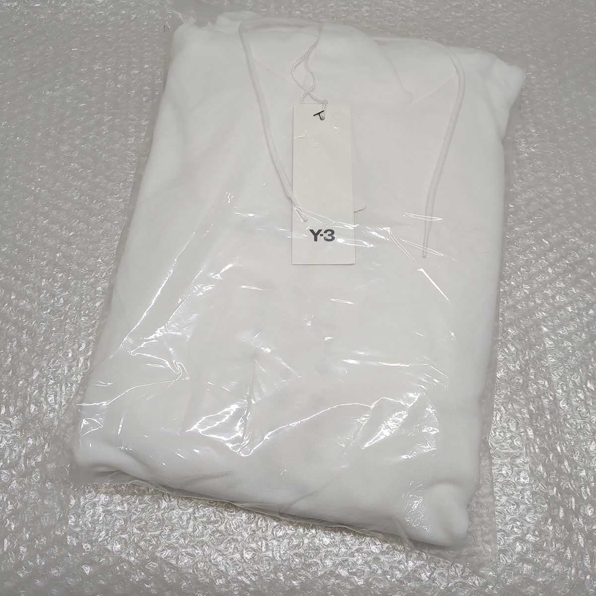 【中古・未使用品】Y-3 ワイスリー CLASSIC CHEST LOGO HOODIE HG8801 ロゴ スウェット フーディー プルオーバー L アディダス adidas メンズ