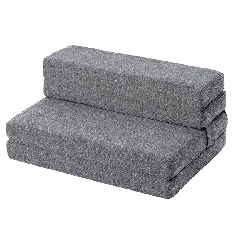 【即納】アイリスオーヤマ 4WAYSソファマットレス マットレス ソファ 硬め 高反発マットレス 4スタイル カウチソファ 厚さ１２ 洗濯可能 SMTB4-S グレー