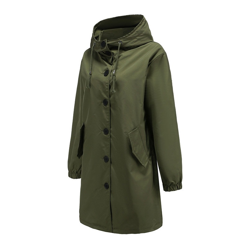 マウンテンパーカー レディース 大きいサイズ 撥水加工 ロング ウィンドブレーカー アウター モッズコート ジップアップ ボリューム襟 スタンドカラー ブルゾン ジャケット ライトアウター パーカー