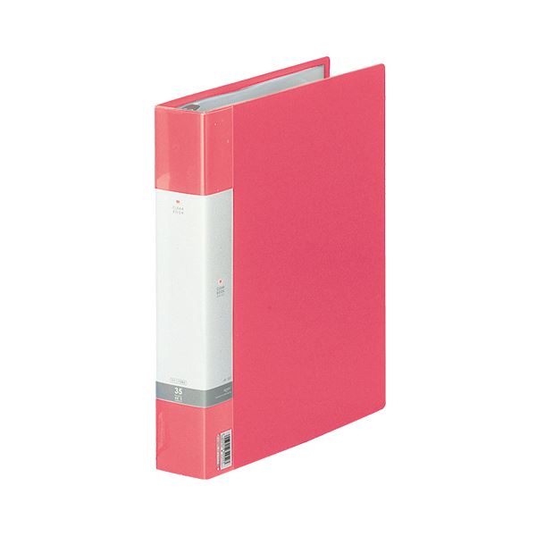 (まとめ) リヒトラブ リクエスト クリヤーブック(クリアブック)(ポケット交換タイプ) A4タテ 30穴 35ポケット付属 背幅50mm 赤 G3803-3 1冊 (×10セット) 11,280円