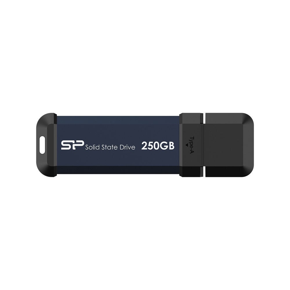 Silicon Powerシリコンパワー USB 3.2 Gen 2対応 Portable SSD MS60(250GB) SP250GBUF3S60V1B 6,582円