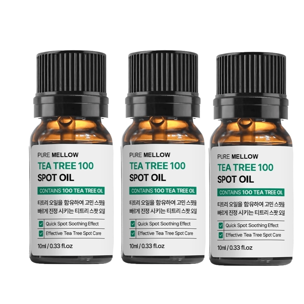 ティーツリーオイル スポット効能 100 思春期 粟 ニキビ 吹き出物 吹き出物 トラブル 10ml3個