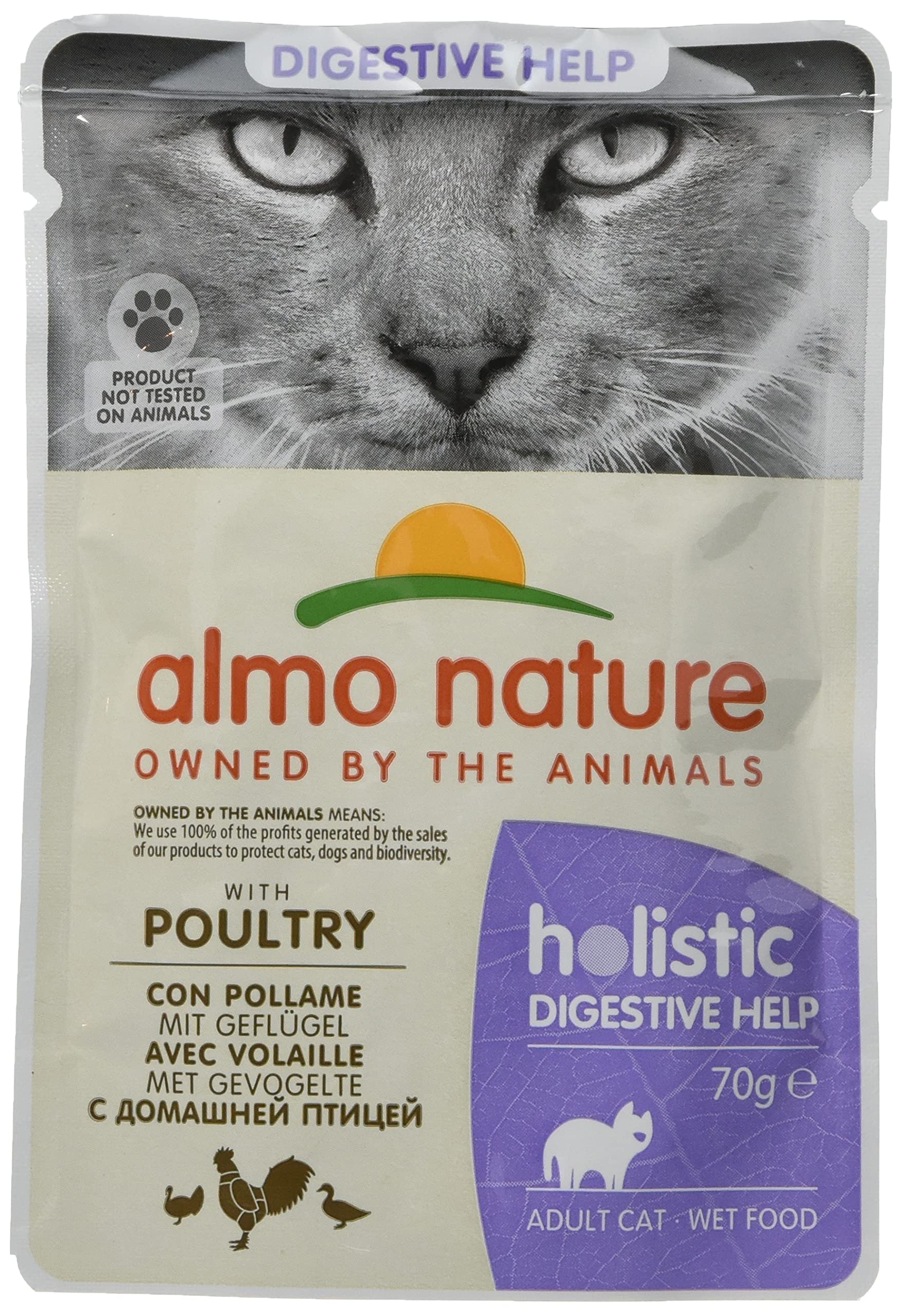 アルモネイチャー キャットフード ファンクショナルセンシティブ パウチ ポールトリー入りお肉のご馳走 ウエットフード 70g×30個 (ケース販売)