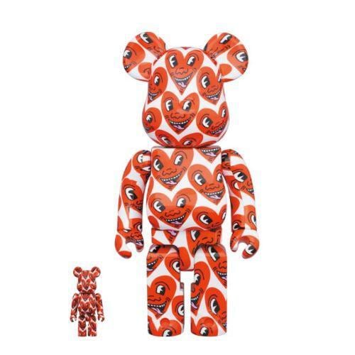 BE@RBRICK Keith Haring 400%+100%フィギュア