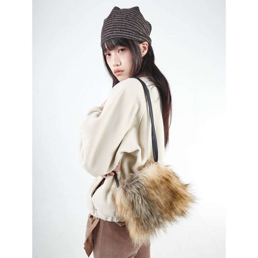 muwm ファーリーポーバッグ (2色)
