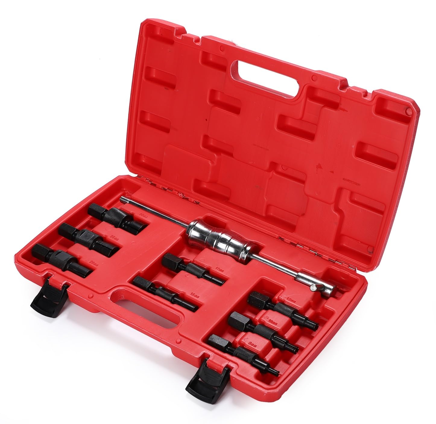 ブラインドインナー ベアリングプーラー 9点セット スライドハンマー付き 内部ツールキット8-32mm (インナーベアリングプラー)