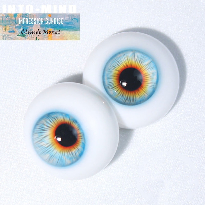 BJDドールアイ レジンアイ 日の出 人形用樹脂眼 真人風 普通/三白眼 12mm/14mm/16mm/18mmサイズ