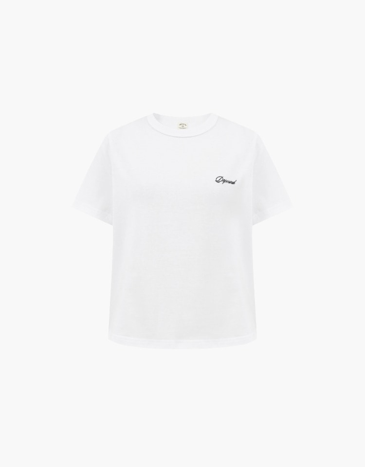 【DEPOUND】 LOGO STANDARD T-SHIRT : IVORY