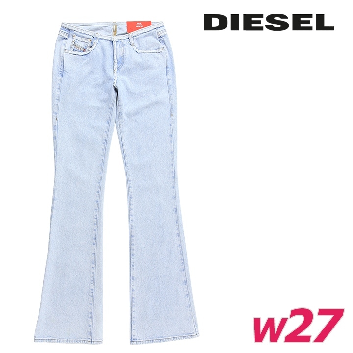 ジーンズ デニム パンツ レディース 1969-D-EBBEY-SP カットオフフリンジ スリムフィット die-l-p-g4-442