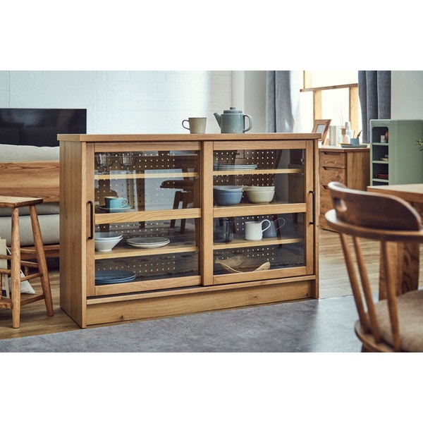 関家具 344103 120キャビネット エルメ nora メーカー直送