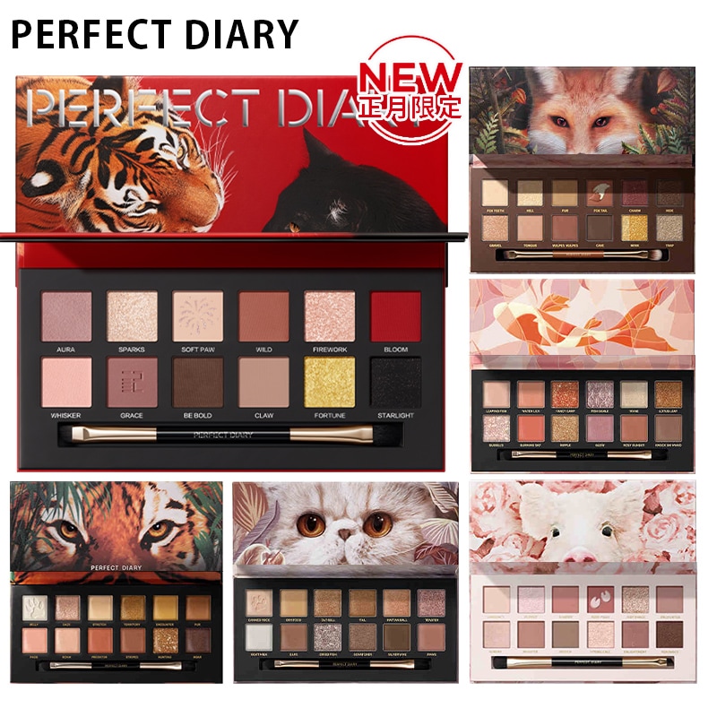 PERFECT DIARY アイシャドウパレット 限定カラー PERFECT DIARY (パーフェクトダイアリー)エクスプローラ12色アイ