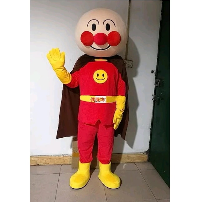 cosそれいけ!アンパンマン アンパンマン風 コスプレ衣装[立体ヘッドカバー]