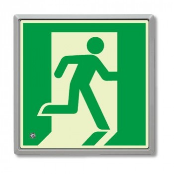 ユニット 高輝度蓄光標識避難口右C200級FL付 836-06