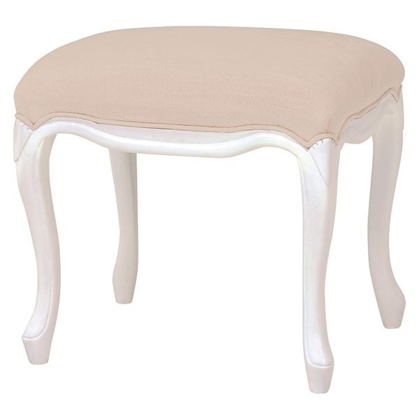 アンティーク風スツール（腰掛け椅子） 木製フレーム 高さ45cm 『ハンプトンシリーズ』 姫系