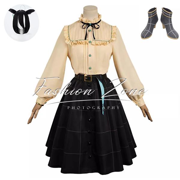 【品質良い 大好評中】迅速な出荷ウマ娘 プリティーダービー マンハッタンカフェ コスプレ衣装 ウィッグ 靴 cos ハロウィン 演出服 変装