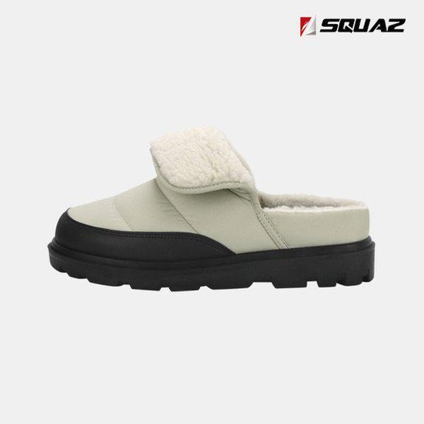 メンズ冬の防寒裏起毛ミュールシューズ パディングシューズ SQS442