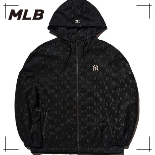 MLB公式正規品 Classical Monogram Tone Jagad Windbreaker NY (Black)