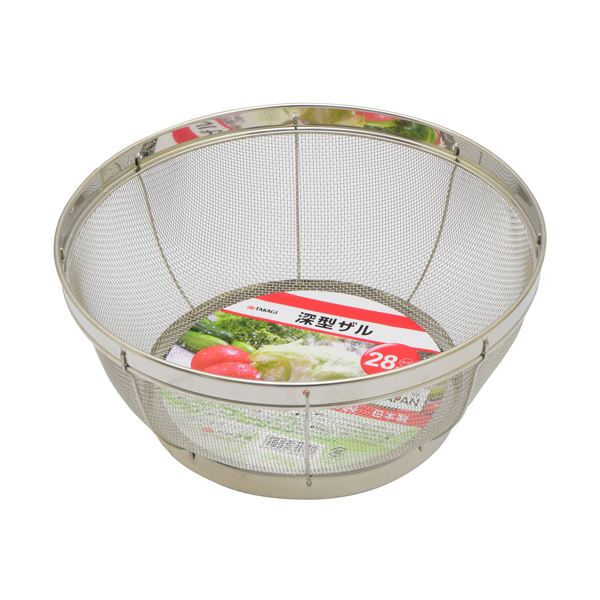 (まとめ) 高儀 深型ザル28cm 1個 (×3セット)