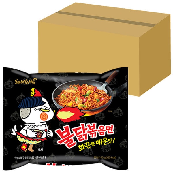 サムヤン プルダックポックンミョン x 40袋 / ラーメン 袋入りラーメン 一箱