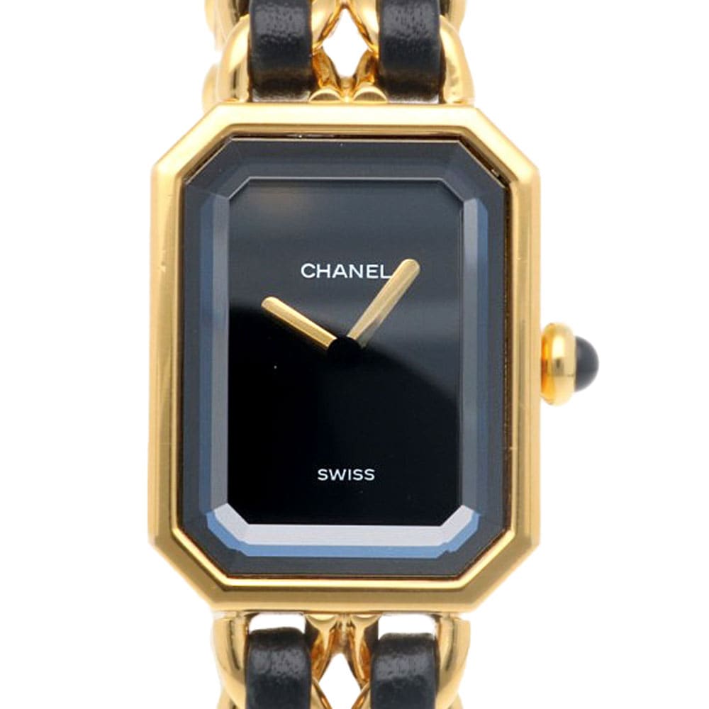 シャネル プルミエール L 腕時計 GP H0001 クオーツ 1年保証 CHANEL 中古