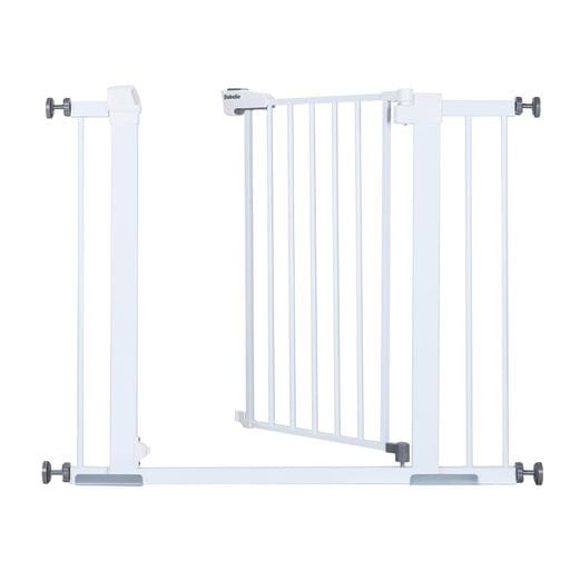 BABELIO ベビーゲート 階段上 オートクローズ 穴あけ不要 あつりょくとりつけ ペットゲート超狭小サイズ 拡張可能 取付幅68-93cm 高さ76cm