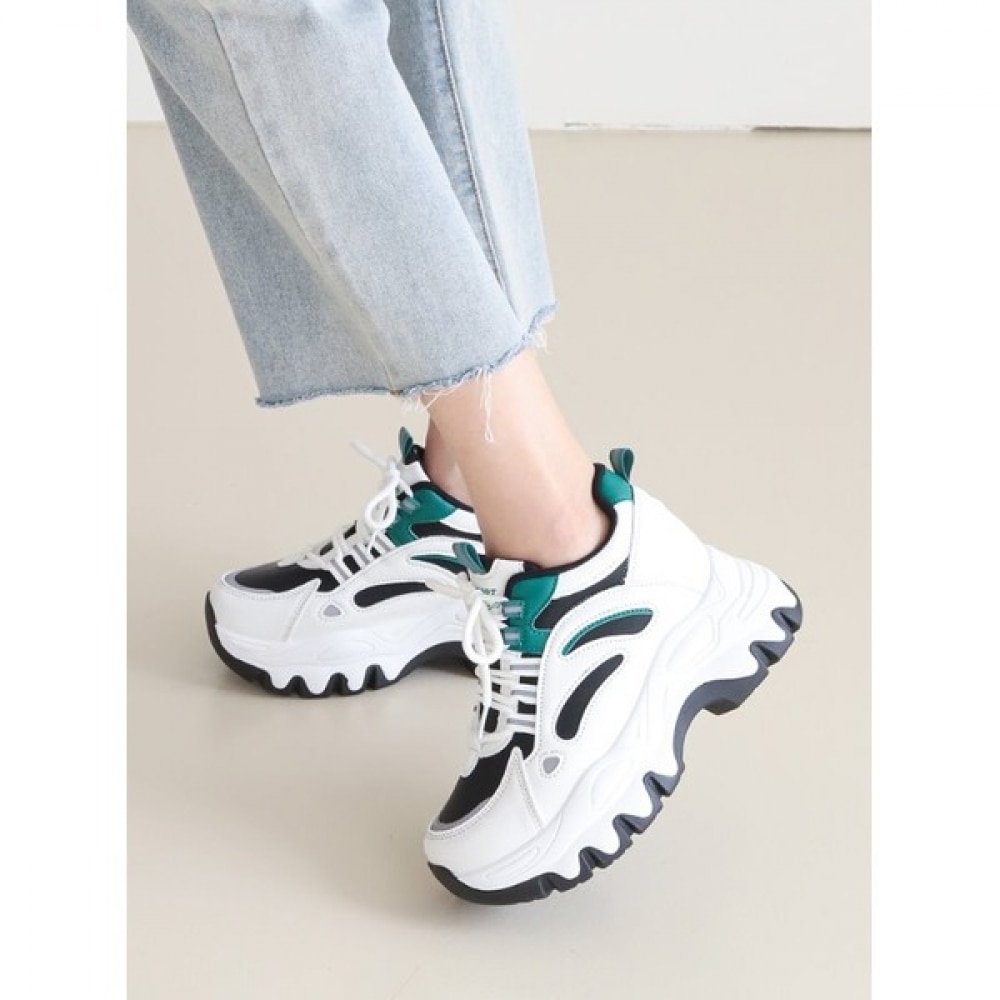 (Ninas Paris) 6cmカラーラインポイントカジュアルスニーカー