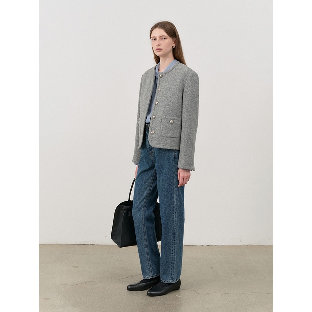 Dunst 女性用エッセンシャルストレートジーンズクラシックブルー UDPA4C204B2