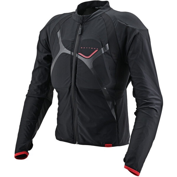 D63326 (Daytona) バイク プロテクター インナー ウェア CE規格 ハード シールドボディスーツ DP-017 ブラック Mサイズ