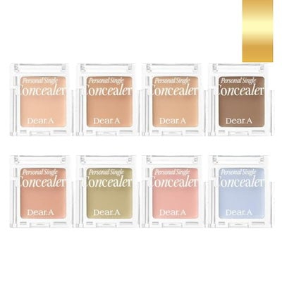 Dear.A パーソナルシングルコンシーラー 10色セット Qoo10] Dear.A [新色]パーソナルシングルコンシーラー : ベース