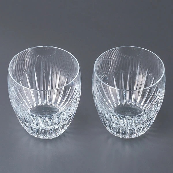 Baccarat 2811295 バカラ グラス ペア マッセナ タンブラー オールドファッション ロックグラス クリスタルガラス 10cm 370ml 客数×2