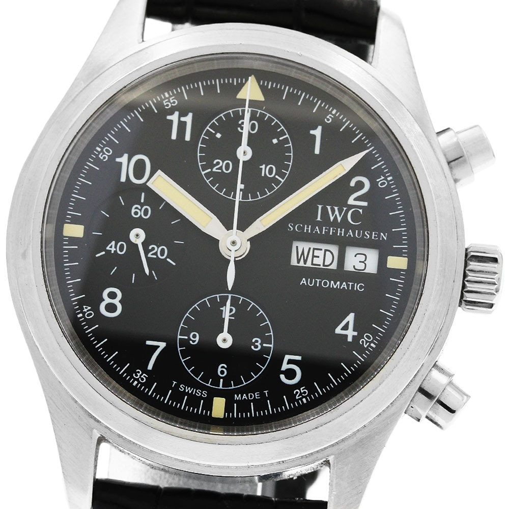 IWC IWC SCHAFFHAUSEN IW370603 パイロットウォッチ フリーガー クロノグラフ 自動巻き メンズ _949384【中古】