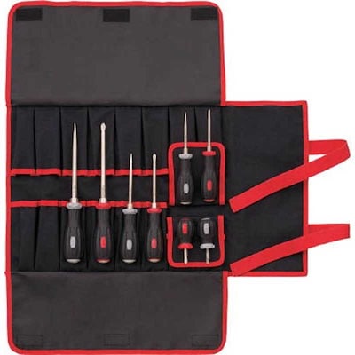 他サイト： TONE　TONE パワーグリップドライバーセット 8本組 布袋付き　PGD8_の商品画像