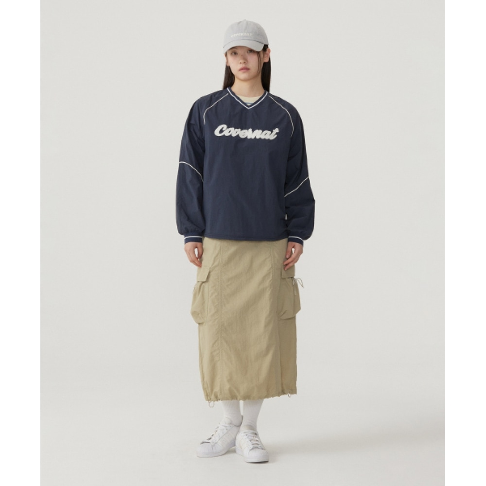 COVERNAT WOMAN ストリングカ cargoスカート Light Khaki