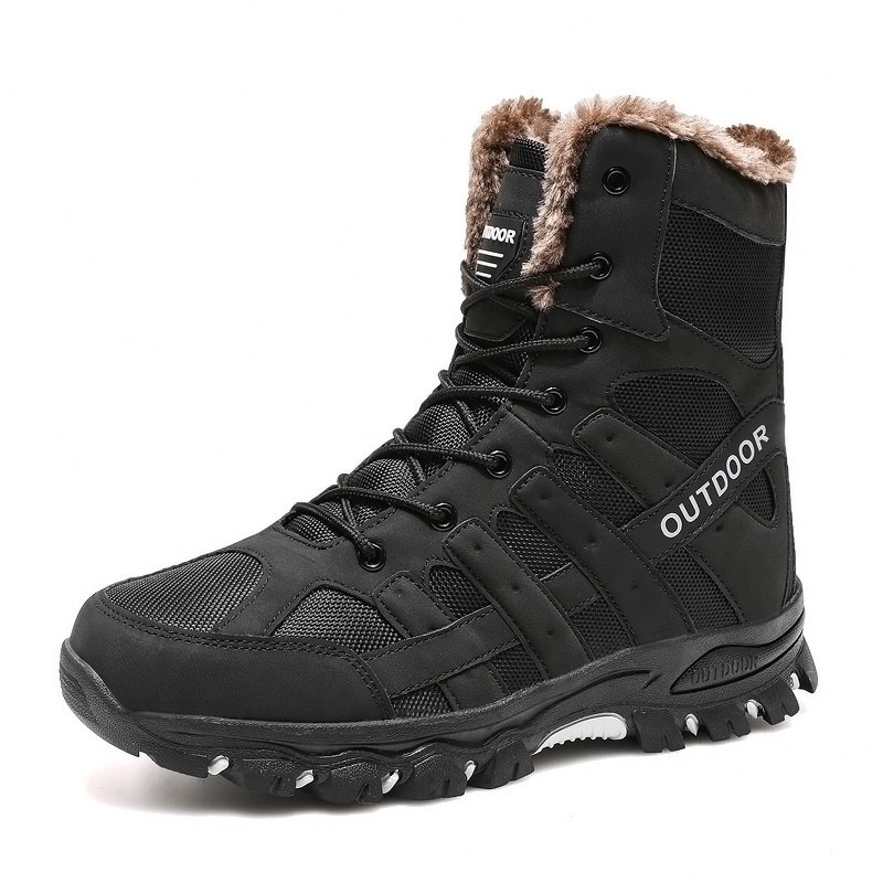 冬のアウトドア登山靴と綿滑り止めゴム底39-47