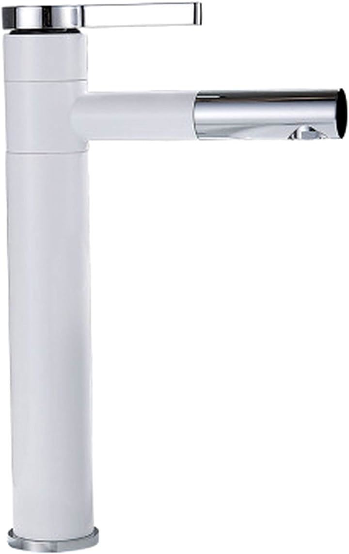 キッチン 洗面用 アンティーク 混合水栓 手洗いボウル 手洗い鉢 蛇口 クラシック シングルレバー レトロ 洗面台 水道 ロング水栓 SK235( ホワイト) 7,884円