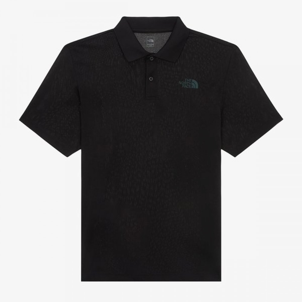 [ノースフェイス公式] NT7PR14A メンズフレッシュ EX ショートスリーブポロ_ブラック