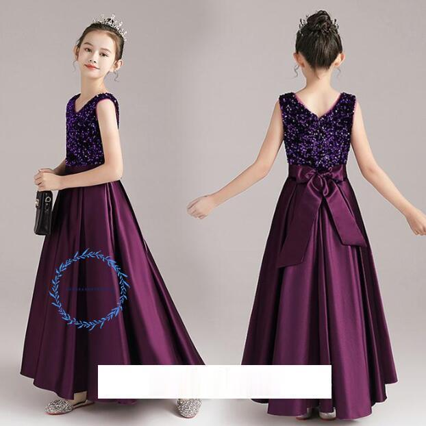 【本日のセール】子供ドレス 豪華ドレス フォーマルドレス ロングドレス ジュニアドレス シルバー フォーマル用 ピアノ発表会 七五三 子供ドレス 結婚式 女の子 ドレス