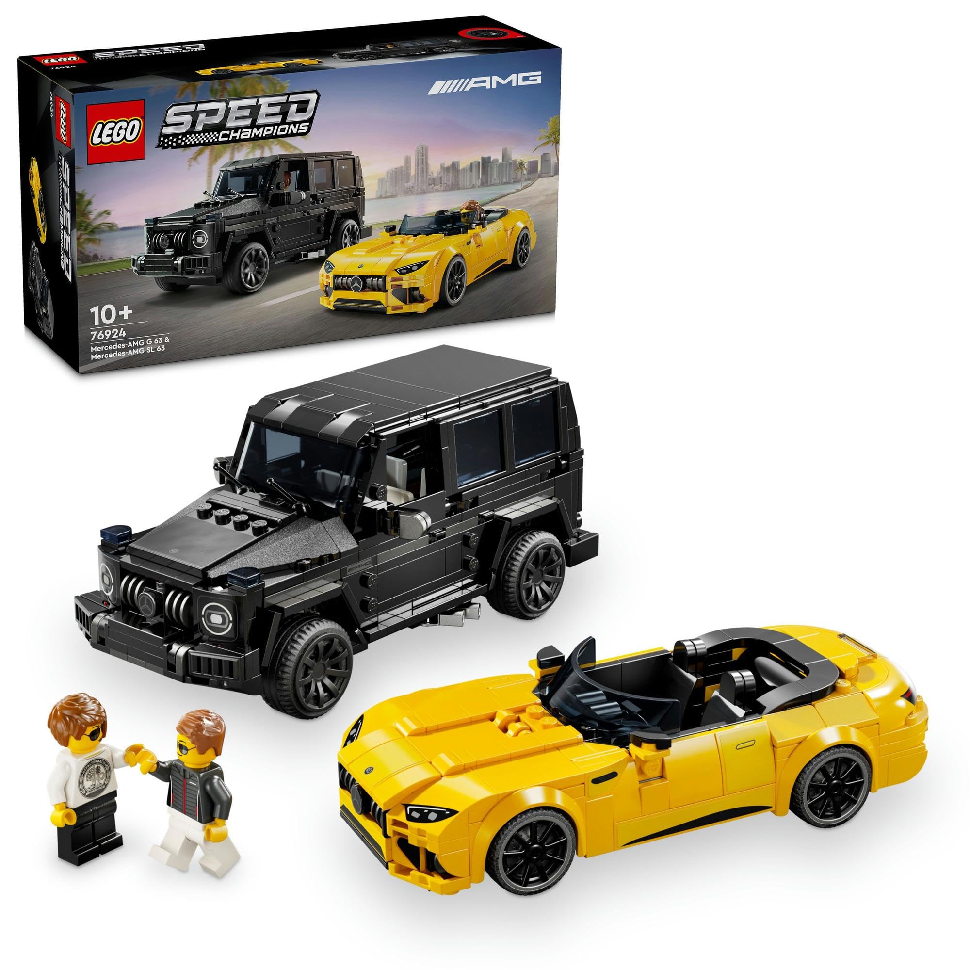 スピードチャンピオン Mercedes-AMG G 63 と Mercedes-AMG SL 63 おもちゃ 玩具 クリスマスプレゼント プレゼント ブロック 男の子 女の子 子供