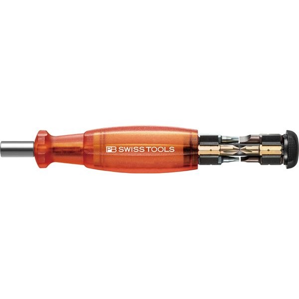 PB SWISS TOOLS ピービースイスツールズ マルチクラフト C6ドライバービットビット8本組 差替式ドライバー インサイダー レッド 6464.RED