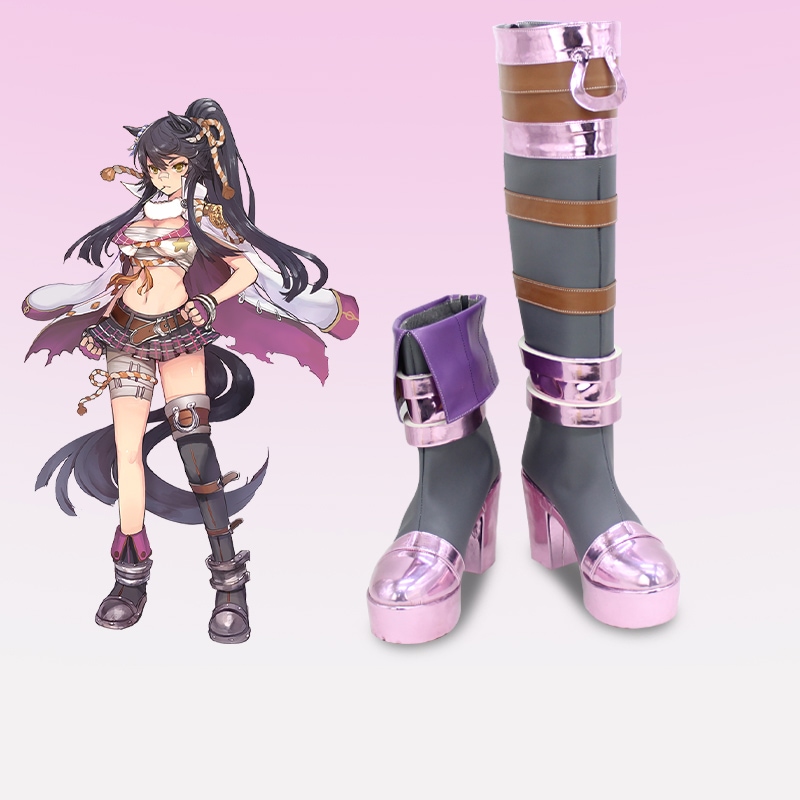 ウマ娘 プリティーダービー ナリタブライアン コスプレ靴 ブーツ