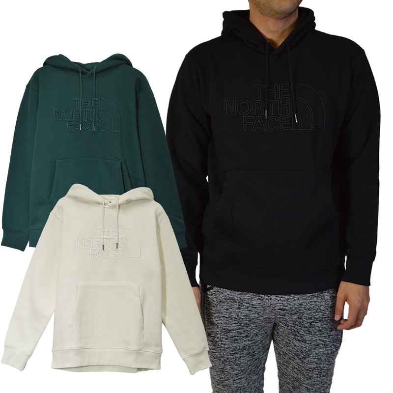 【SHOPクーポンあり】メンズ パーカー ユニセックス 3D ロゴ レディース フーディー プルオーバー 裏起毛 紐 アウトドア グリーン ブラック ホワイト NF0A7QV4 トレーナー