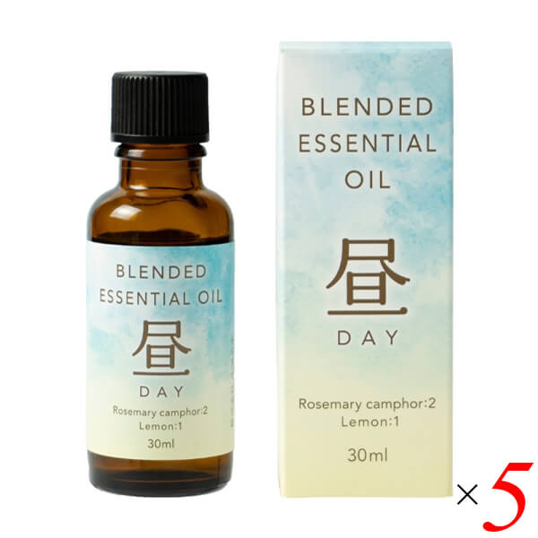 生活の木 昼ブレンドエッセンシャルオイル 30ml 5本セット
