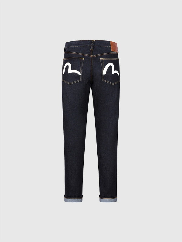 EVISU エヴィス ジーンズ カモメ ＃2017 エビス デニム パンツ キャロットフィット ジップフライ 2ESHTM5JE125017CT Ecru ＃2017