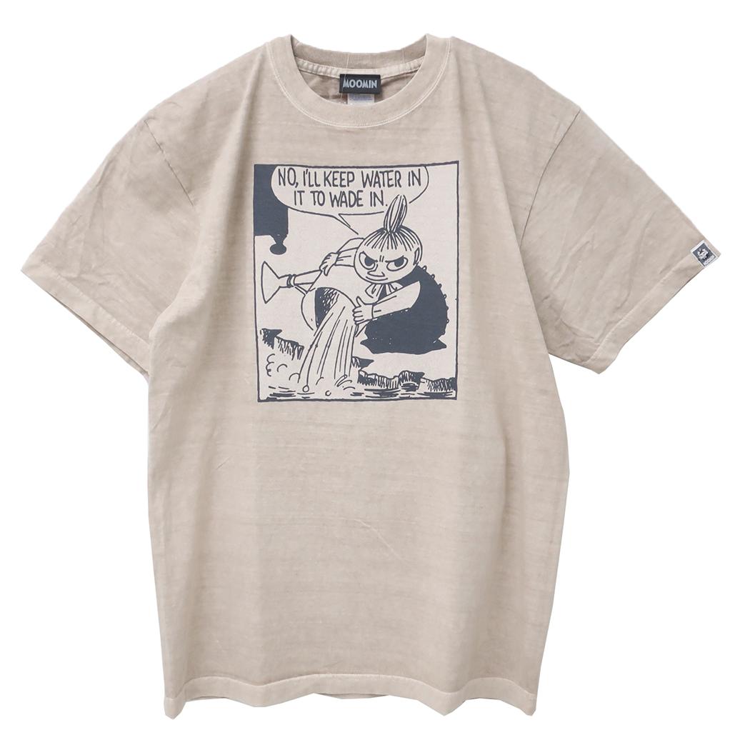 ムーミン Tシャツ ピグメント染めT-SHIRTS リトルミイ BG Lサイズ 北欧 キャラクター