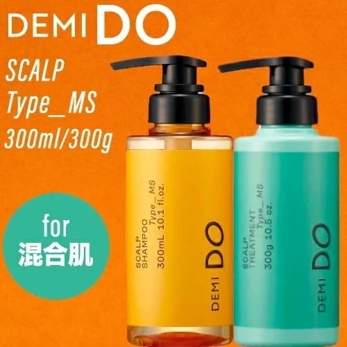【SET】ドゥ スカルプシャンプー ＆ トリートメント タイプ MS 300ml/300g (ヘアケア 美容室 頭皮ケア うるおい ドライ 美しい頭皮 おすすめ スキャルプ