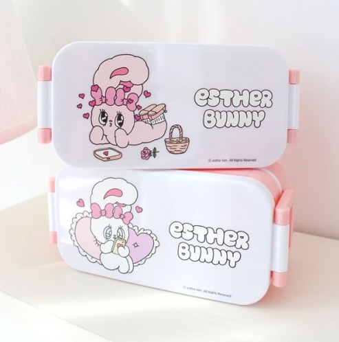 Qoo10] エスターバニーお弁当箱二段 : キッチン用品