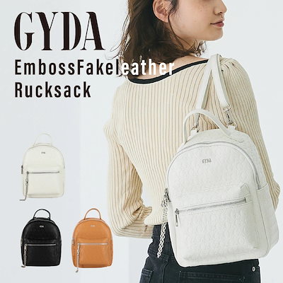 Qoo10] ジェイダ GYDA ミニリュック エンボス バッグ : バッグ・雑貨