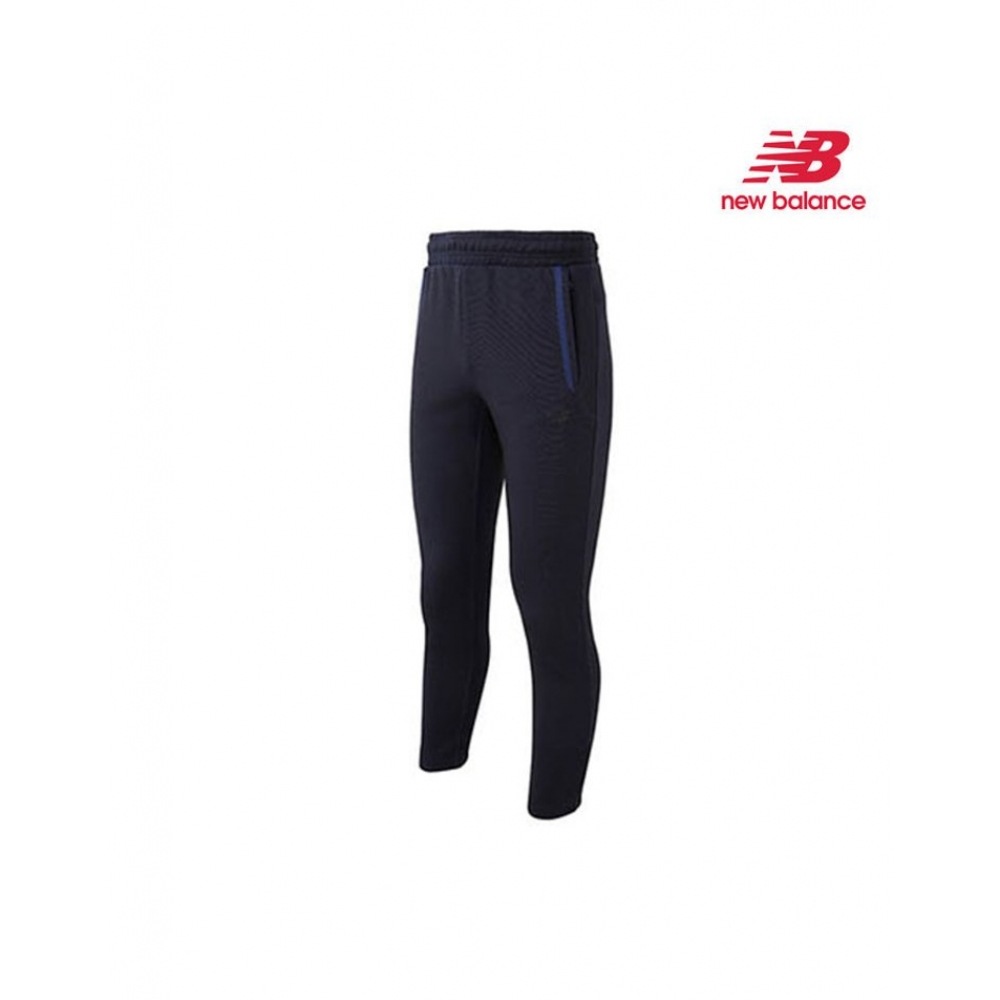 ニューバランスメンズポリエステルエクステリアスリムフィットパンツネイビー NBML719013-59