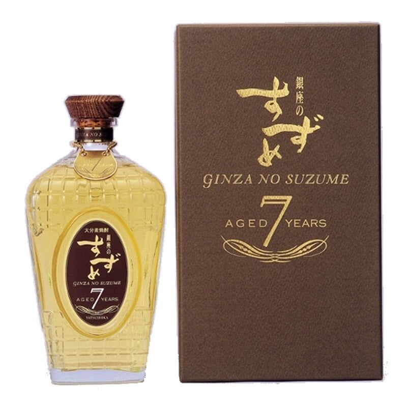 1本単位 送料無料麦焼酎 銀座のすずめ aged 7years 33度 720ml瓶 化粧箱入り 1本単位 大分県 八鹿酒造
