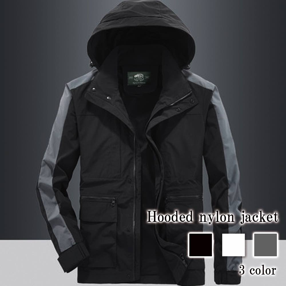 ブルゾン メンズ フード付きナイロンジャケット 秋 パーカー かっこいい ビジネス ボア 防寒 アウター ブランド マウンテン 40代 シニア ジャンパー 春 おすすめ 大きいサイズ 冬 コーデュロイ